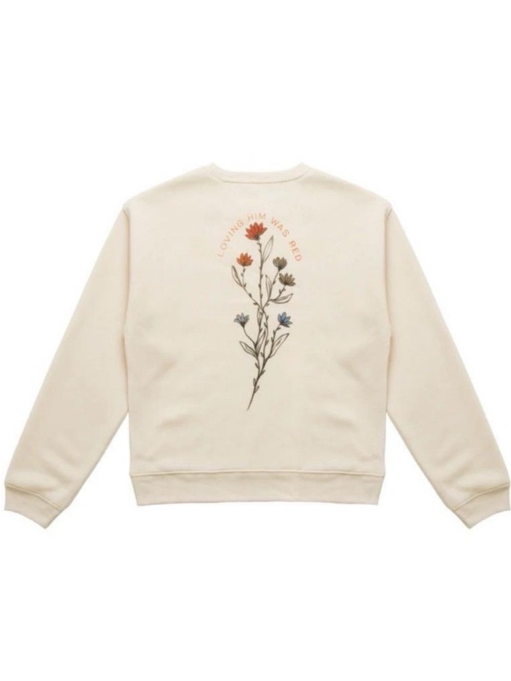 Loving Him Was Red Official Taylor Swift Crewneck from Red TV Era XS